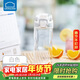 樂(lè )扣樂(lè )扣（LOCK&LOCK）人魚(yú)線(xiàn)塑料運動(dòng)水杯夏天便攜水壺帶刻度提手男女水杯子520ML白色