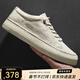 皓頓（HAUT TON）[向佐同款]男鞋頭層牛皮秋冬透氣超輕板鞋休閑鞋小白鞋男b217
