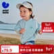 迷你巴拉巴拉男童女童夏季輕薄速干防曬衣原紗防曬外套【UPF50+】 粉藍80082 90