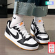 耐克（NIKE）百搭板鞋女鞋 2026新款春季運動(dòng)鞋COURT時(shí)尚低幫耐磨休閑鞋大童鞋 橙色熊貓 37.5 5Y