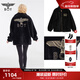 BOY LONDON【至尊經(jīng)典】秋冬保暖潮牌休閑情侶拉鏈夾克外套N23013 黑色 M