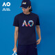 澳網(wǎng)AO澳網(wǎng)MMLM聯(lián)名26年新款浮雕印花短袖運動(dòng)T恤男運動(dòng)健身網(wǎng)球服 白色 XL