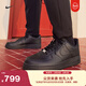 耐克空軍一號男子平底運動(dòng)鞋春膠底板鞋NIKE AIR FORCE 1 CW2288 001黑/黑 42