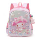艾欣兒幼兒園書(shū)包女童小中大班學(xué)生女孩雙肩小背包3至5歲卡通動(dòng)漫可愛(ài)寶 粉色美樂(lè )蒂+小馬掛件