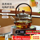 憶壺茶（YIHUTEA）煮茶壺電陶爐煮茶器燒水壺泡茶爐養生壺套裝泡茶壺加厚功夫茶具 1500w木紋電陶爐+煮茶壺850ml