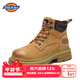 Dickies馬丁靴男靴2025秋冬百搭靴子男女情侶大黃靴加絨厚底增高鞋工裝靴 土黃 41 【偏大一碼，適合運動(dòng)鞋42】