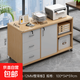 家用帶鎖新款儲物柜帶輪移動(dòng)矮柜置物柜邊柜簡(jiǎn)約柜子辦公文件柜 加厚15mm【三抽一門(mén)兩格】北美原木紋色100*34*59cm 精選好物-送貨上門(mén)