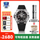 卡西歐（CASIO）手表男士男款男表鋼鐵之心黑武士運動(dòng)表gstb400品牌名表節日禮物 GST-B400-1A 雙顯大表盤(pán)纖薄光能藍牙