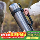 樂(lè )扣樂(lè )扣（LOCK&LOCK）手提保溫壺戶(hù)外露營(yíng)家用便攜車(chē)載男女大容量水壺2.2L灰色