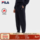 FILA 斐樂(lè )官方男士針織長(cháng)褲2025冬季時(shí)尚簡(jiǎn)約舒適加絨休閑褲