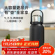 樂(lè )扣樂(lè )扣（LOCK&LOCK）大容量不銹鋼保溫壺保溫保冷水壺戶(hù)外旅行運動(dòng)水壺帶提手1.3L黑色