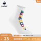 樂(lè )卡克（Le coq sportif）活力耐穿中幫襪 瓷白色 22-24