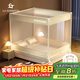 La TorrettaA類(lèi)嬰兒寶寶防摔蚊帳家用三開(kāi)門(mén)加密防掉坐床方頂蚊帳1.8/1.5米床