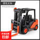 可升降叉車(chē)玩具工程小汽車(chē)超大號兒童3-6歲2男孩貨車(chē)卡車(chē)模型仿真 中號升降叉車(chē)-橙【叉板+吊鉤】(吊卡袋裝)