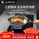 WMF福騰寶無(wú)涂層不銹鋼炒鍋炒菜鍋平底電磁爐明火通用金剛30cm年貨節