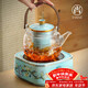 尚言坊電陶爐煮茶器家用辦公室小型泡茶玻璃煮茶壺煮茶爐養生壺燒水壺