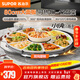 蘇泊爾（SUPOR）暖菜板飯菜保溫板電熱菜板家用多功能暖奶飯菜加熱神器加熱餐桌墊圓形轉盤(pán)可旋轉 80cm丨雙向旋轉丨10s速熱