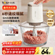 小熊（Bear）絞肉機家用 絞餡機 嬰兒輔食機 絞肉絞菜多功能一體機料理攪拌機蒜泥打蒜器攪肉機碎肉機QSJ-E03C8