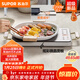 蘇泊爾（SUPOR）電陶爐煮茶電磁爐家用新型超薄彩印雙環(huán)大功率電池爐大面板火鍋炒菜圍爐煮茶爐C22-CS07