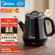 美的（Midea）電熱水壺 雙層防燙燒水壺熱水壺煮茶器電茶爐大功率環(huán)形速熱全鋼無(wú)縫內膽MK-PCE071
