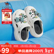 駱駝（CAMEL）洞洞鞋女時(shí)髦DIY原創(chuàng  )鞋花松糕厚底涼拖鞋 L24M071642 白色 38/39 