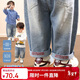 LUSON小O爸男嬰童男寶寶牛仔褲男童春秋2025新款柔軟嬰兒百搭褲子