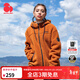 思凱樂(lè )SCALER戶(hù)外抓絨衛衣女搖粒絨上衣保暖仿羊羔絨連帽外套抓絨衣 焦糖色 M