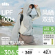 蕉下（beneunder）速干防風(fēng)山系外套女防紫外線(xiàn)防曬衣女新款北歐灰M