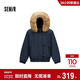 森馬（Semir）羽絨服女冬季可脫卸毛領(lǐng)牛角扣80絨子2025學(xué)院風(fēng)外套109725113026