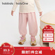 巴拉巴拉balaOne寶寶長(cháng)褲女童寬松束腳褲2025秋褲子甜美蕾絲208325108010