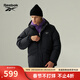 銳步銳步官方24新款男女同款潮流百搭羽絨夾克外套 24FRM207UGH0黑色 S