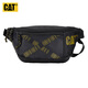 卡特（CAT）腰包胸包斜挎包手機包PU潮iPad包戶(hù)外運動(dòng) 男女 黑 84050 