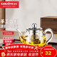 金灶（KAMJOVE）玻璃泡茶壺飄逸杯 茶道杯茶水分離杯 迷你玻璃茶壺過(guò)濾內膽茶具 AM-718/250毫升