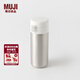 MUJI不銹鋼 保溫保冷水杯 單觸式 杯子 易攜帶 350mL