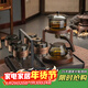 半落玻璃自動(dòng)茶具套裝家用輕奢高檔磁吸泡茶壺茶杯辦公室懶人泡茶神器
