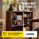 宜家（IKEA）BILLY畢利書(shū)架置物柜收納柜收納儲物展示柜落地客廳分層 褐色80cm