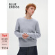 BLUE ERDOS羊絨衫女100%山羊絨秋冬簡(jiǎn)約氣質(zhì)百搭毛衣針織衫B246A0001 淺灰 165/84A/M