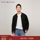 Tommy Hilfiger【拼色袖口】秋冬男裝商務(wù)休閑通勤棒球領(lǐng)開(kāi)衫針織外套