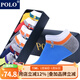 POLO正品6雙\盒時(shí)尚襪子男士船襪薄款春夏季透氣淺口低筒短襪拼色 型號【6155】六色 6雙 均碼 39-44