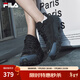 斐樂(lè )（FILA）官方女鞋老爹鞋歐客漫運動(dòng)鞋黑色鞋子休閑鞋 黑-BK 37.5