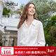 百圖（betu）女裝2026年春季新款襯衫小個(gè)子通勤極簡(jiǎn)風(fēng)潮流長(cháng)袖上衣女2602T39