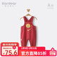 Kordear 寶寶春秋外穿背帶褲嬰兒秋裝外出褲子小童卡通吊帶褲 磚紅 100 cm