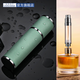 路易香濃（Louischanzl）香水分裝瓶高端皮革噴霧器便攜式旅行分裝工具小樣底部充裝香水瓶 【旗艦磁吸玻璃內瓶-鍍銀邊】荔紋綠 5ml 1支 底部充裝瓶