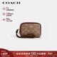 蔻馳（COACH）【品牌直供】女士手拿包小方包手腕包零錢(qián)包PVC配皮CW907新年禮物