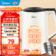 美的（Midea）電水壺電熱水壺  大容量家用燒水壺 雙層防燙開(kāi)水壺 304不銹鋼無(wú)縫內膽 大功率快速燒水 1.5L 【316L母嬰材質(zhì)】102-PRO