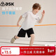 ASK JUNIOR男童運動(dòng)套裝夏季兒童薄款快干T恤+短褲中大童網(wǎng)球服兩件套  170