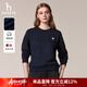 哈吉斯（HAZZYS）女裝 秋季女士【PHIZ系列】純棉休閑風(fēng)落肩衛衣女 藏青色NV L (165/88A 40)
