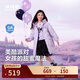 波司登25年冬季羽絨服鴨絨男女兒童5A抗菌中長(cháng)款加厚防寒連帽外套