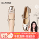 達芙妮瑪麗珍女鞋單鞋中跟粗跟2025新款百搭氣質(zhì)淑女文藝小皮鞋職業(yè) 杏色 36 標準碼