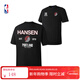 NBA楊瀚森球衣籃球服波特蘭開(kāi)拓者男女同款紀念T恤短袖上衣t恤 黑色(楊瀚森) L